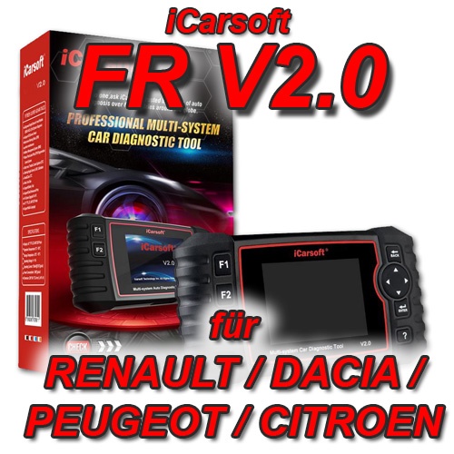 iCarsoft FR V2.0 Citroen/Peugeot/Renault/Dacia